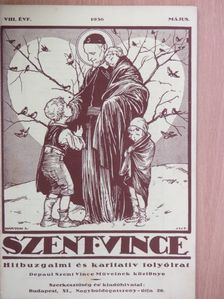 Dr. Tamás József - Szent Vince 1936. május [antikvár]
