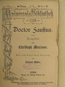 Christoph Marlowe - Doctor Faustus (gótbetűs) [antikvár]