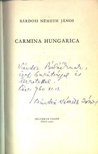 BÁRDOSI NÉMETH JÁNOS - Carmina Hungarica [antikvár]