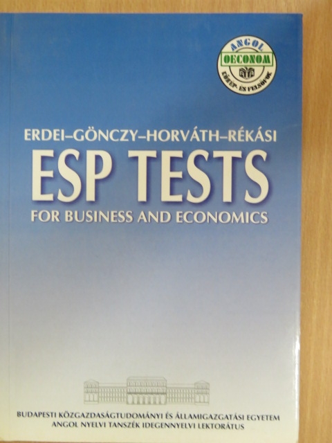 Bóday Pálné - ESP Tests [antikvár]