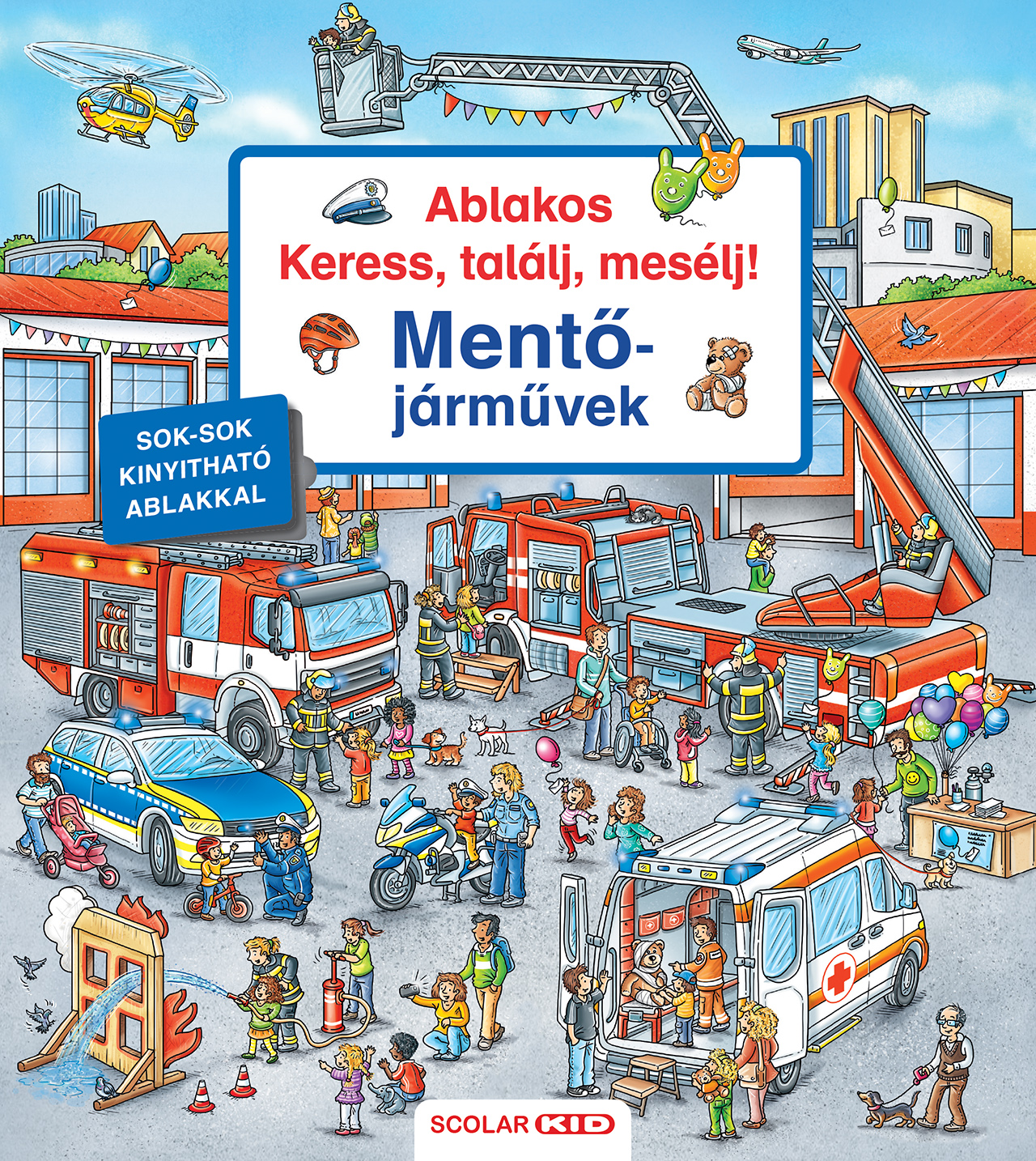Susanne Gernhäuser - Ablakos Keress, találj, mesélj! Mentőjárművek