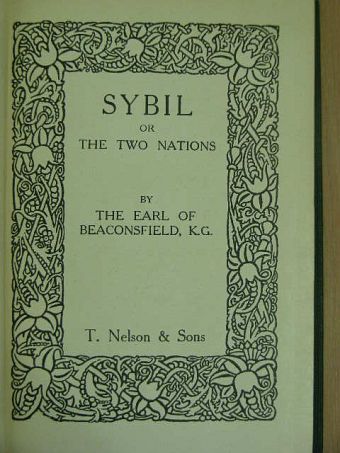 Benjamin Disraeli - Sybil or the Two Nations [antikvár]