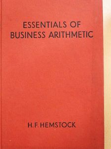 Edward M. Kanzer - Essentials of Business Arithmetic [antikvár]