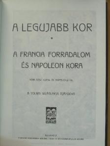 Balla Károly - Tolnai Világtörténelme - A legujabb kor története I. [antikvár]