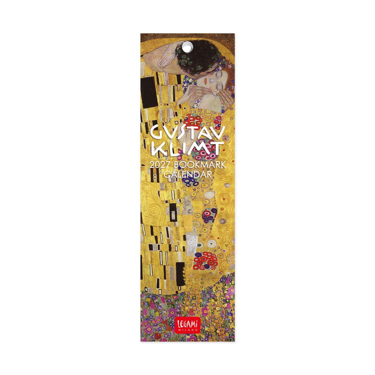 CAL270164 - Legami könyvjelző naptár (5,5x18 cm) Gustav Klimt, 2027