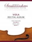 VIOLA RECITAL ALBUM VOL.4, 5 RECITAL PIECES IN FIRST POSITION FOR VIOLA AND PIANO OR TWO VIOLAS