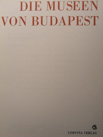 Fülep Ferenc - Die Museen von Budapest [antikvár]