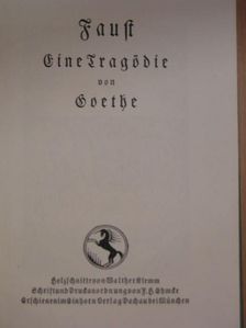Goethe - Faust I. (Gótbetűs) [antikvár]