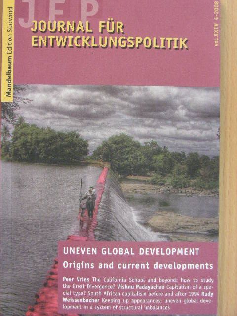 Peer Vries - Journal für Entwicklungspolitik 2008/4 [antikvár]