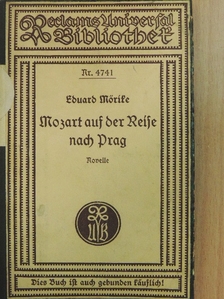 Eduard Mörike - Mozart auf der Reise nach Prag (gótbetűs) [antikvár]