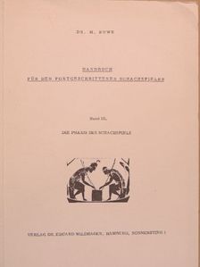 Dr. M. Euwe - Handbuch für den Fortgeschrittenen Schachspieler III. [antikvár]