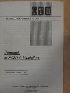 Útmutató az NSZO 4. kiadásához [antikvár]