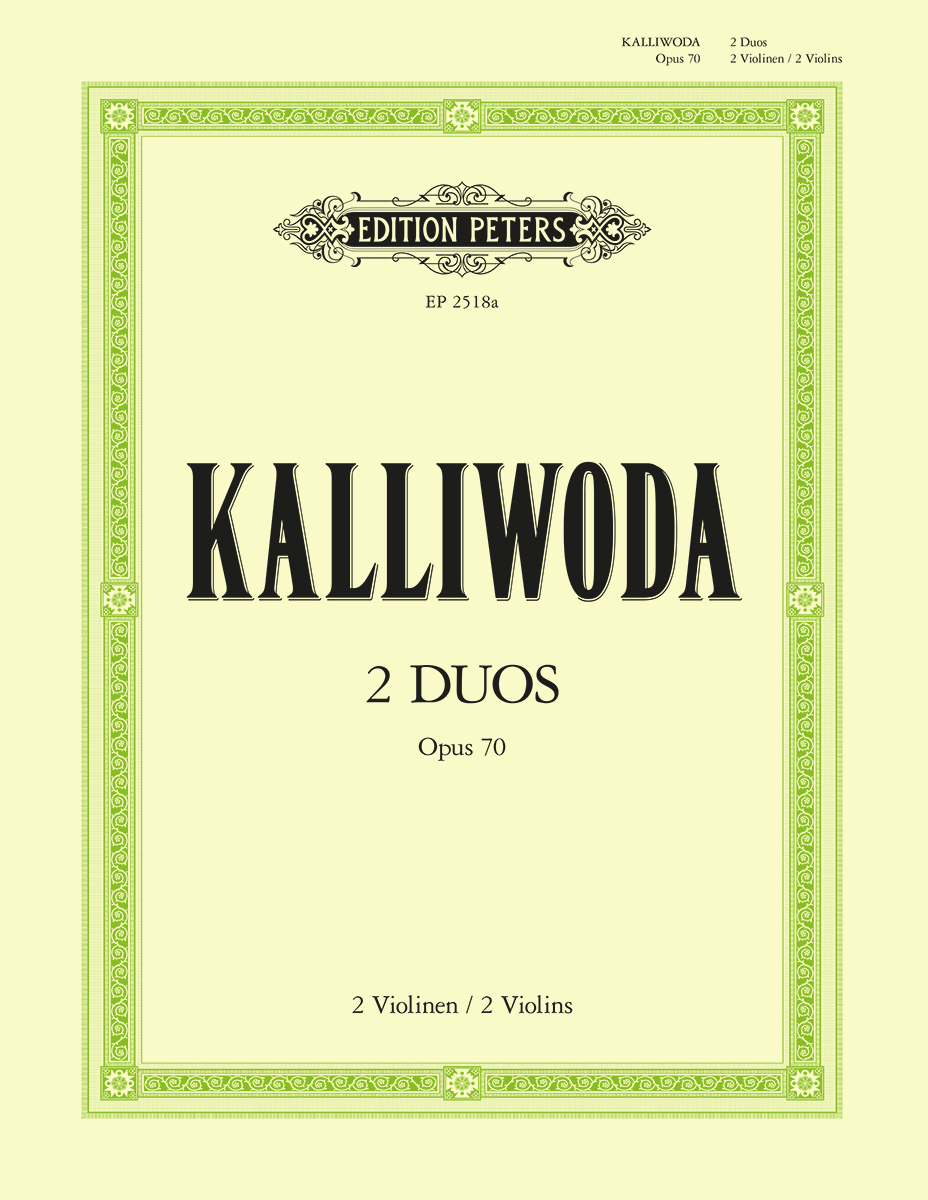 KALLIWODA - 2 DUOS 2 VIOLINEN,  OP.70
