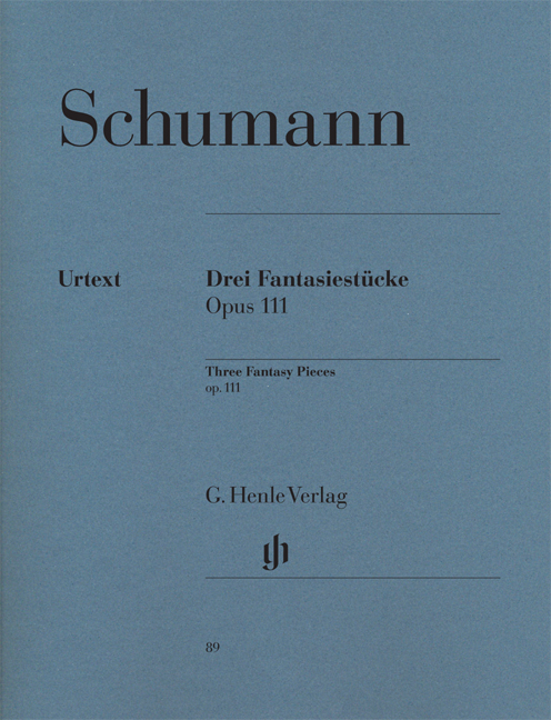 Schumann, Robert - DREI FANTASIESTÜCKE OP.111 FÜR KLAVIER URTEXT (HERTTRICH/LAMPE)