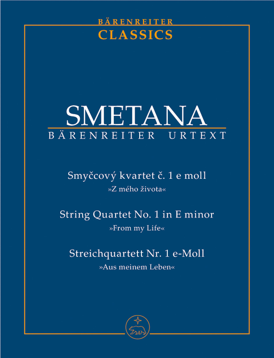 SMETANA - FROM MY LIFE STRING QUARTET NO.1 IN E MINOR POCKET SCORE URTEXT (BARTOS / PLAVEC / SOLC)