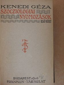 Kenedi Géza - Szocziologiai nyomozások I-II. [antikvár]