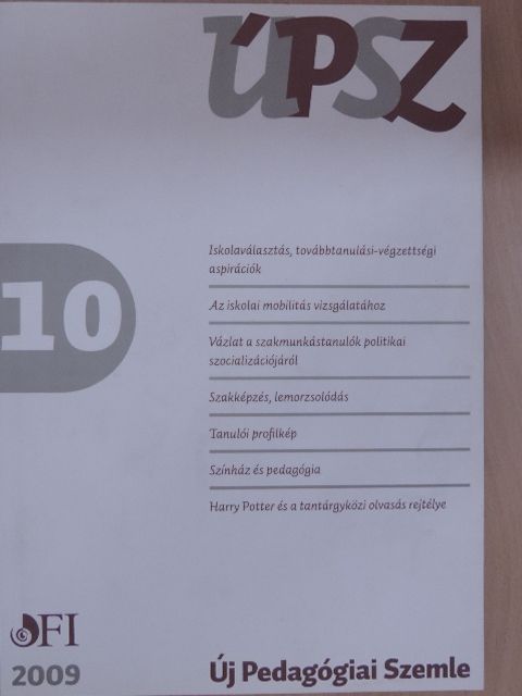 Buda András - Új Pedagógiai Szemle 2009/10. [antikvár]