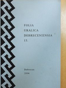 Csúcs Sándor - Folia Uralica Debreceniensia 13. [antikvár]