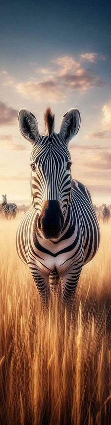 MCZ73 - Zebra AI Könyvjelző
