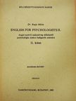 Dr. Rupp Mária - English for psychologists II. [antikvár]