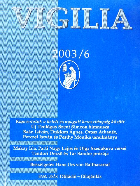 Baán István - Vigilia 2003. június [antikvár]