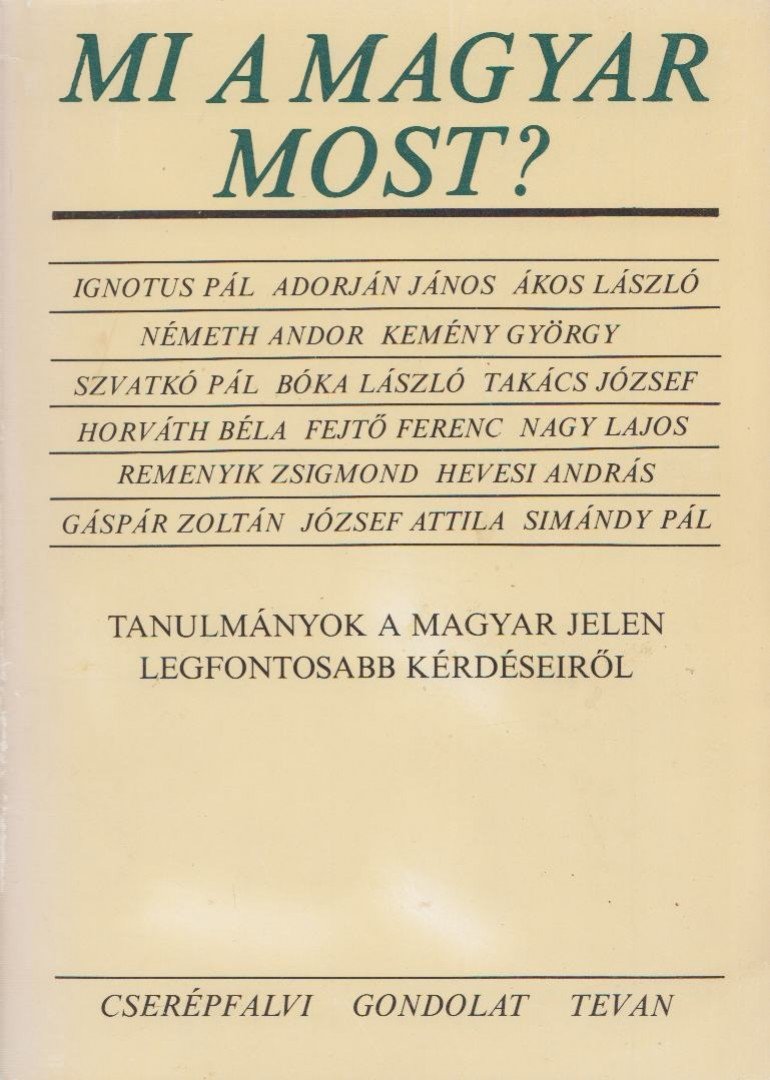 Palkó István - Mi a magyar most? [antikvár]