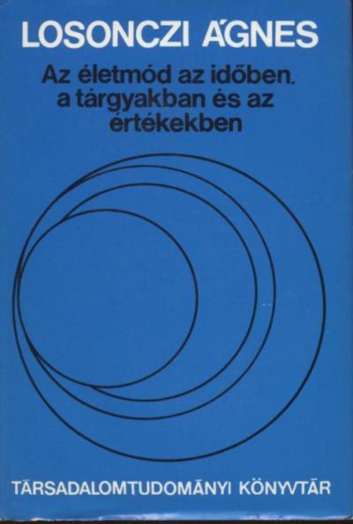 Losonczi Ágnes - Az életmód az időben, a tárgyakban és az értékekben [antikvár]