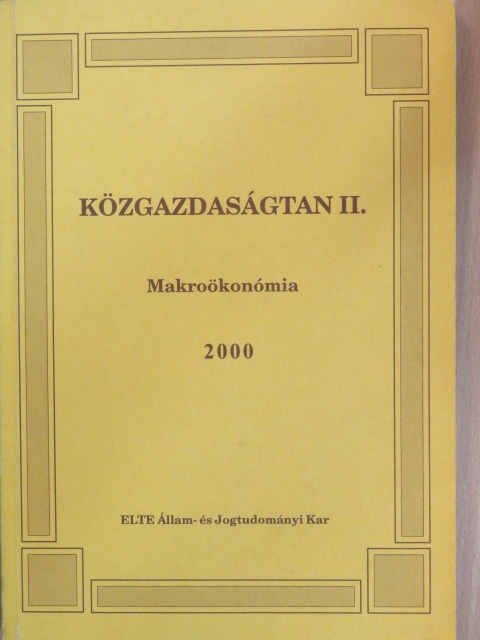 Foltyn Ferenc - Közgazdaságtan II. [antikvár]