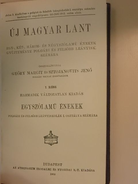 Arany János - Új magyar lant I. [antikvár]
