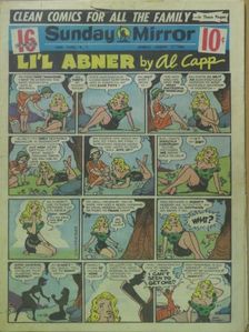 Al Capp - Sunday Mirror Comic Section August 1, 1954 [antikvár]