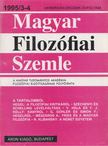 Áron László - Magyar filozófiai szemle 1995/3-4 [antikvár]