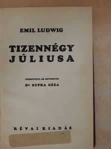 Emil Ludwig - Tizennégy júliusa [antikvár]