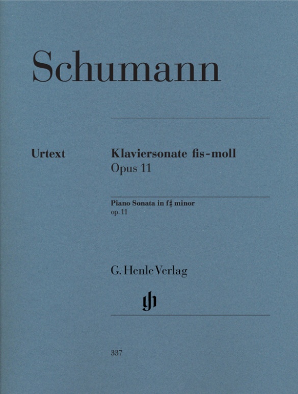 Schumann, Robert - KLAVIERSONATE fis-MOLL OP.11 FÜR KLAVIER URTEXT (HERTTRICH/THEOPOLD)