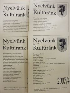 Barabás Zoltán - Nyelvünk és Kultúránk 2007/1-4. [antikvár]