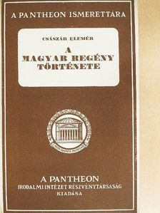 Császár Elemér - A magyar regény története [antikvár]