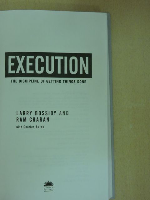 Larry Bossidy - Execution [antikvár]