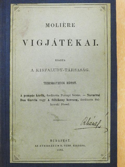 Moliére - Moliére vígjátékai 11. [antikvár]