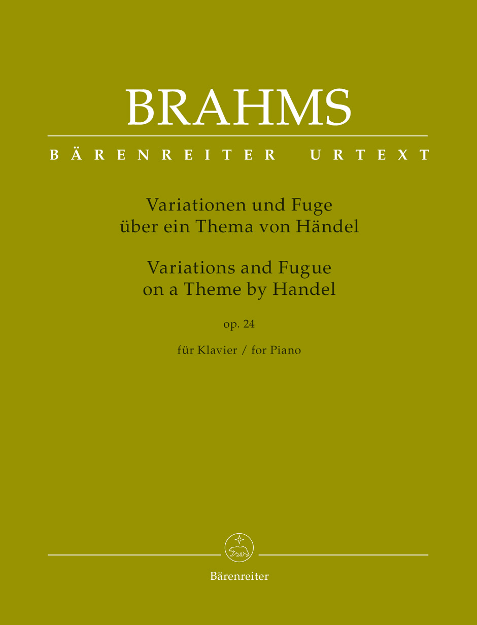 BRAHMS... - VARIATIONEN UND FUGE ÜBER EIN THEMA VON HAENDEL OP.24 FÜR KLAVIER