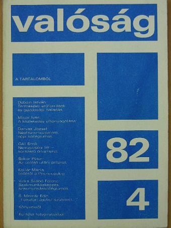 Bokor Péter - Valóság 1982. április [antikvár]