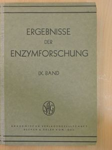 Burckhardt Helferich - Ergebnisse der Enzymforschung IX [antikvár]
