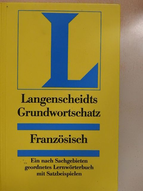 Langenscheidts Grundwortschatz Französisch [antikvár]
