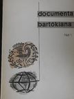 Bartók Béla - Documenta Bartókiana 1. [antikvár]