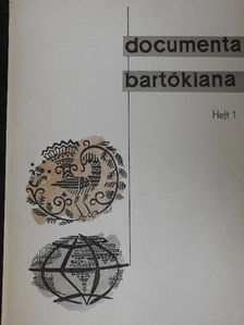 Bartók Béla - Documenta Bartókiana 1. [antikvár]