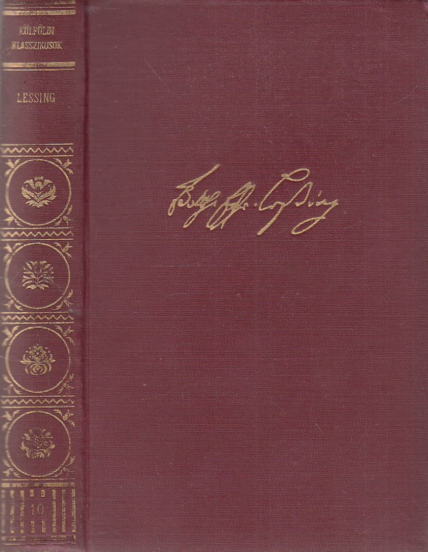 Lessing, Gotthold Ephraim - Bölcs Náthán / Barnhelmi Minna [antikvár]