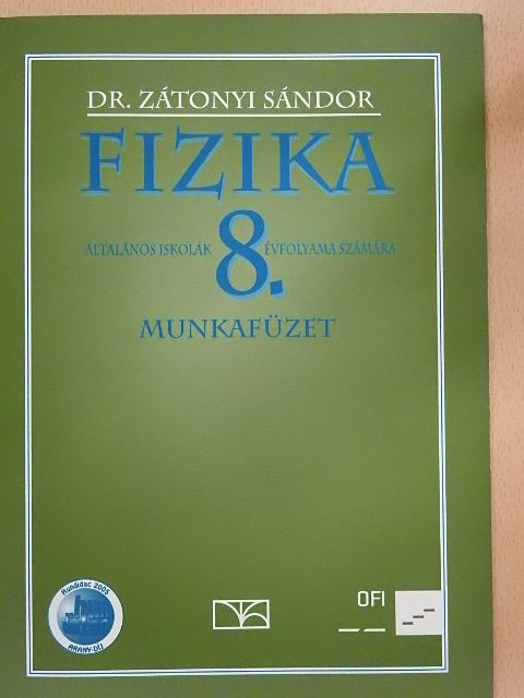 Dr. Zátonyi Sándor - Fizika 8. munkafüzet [antikvár]