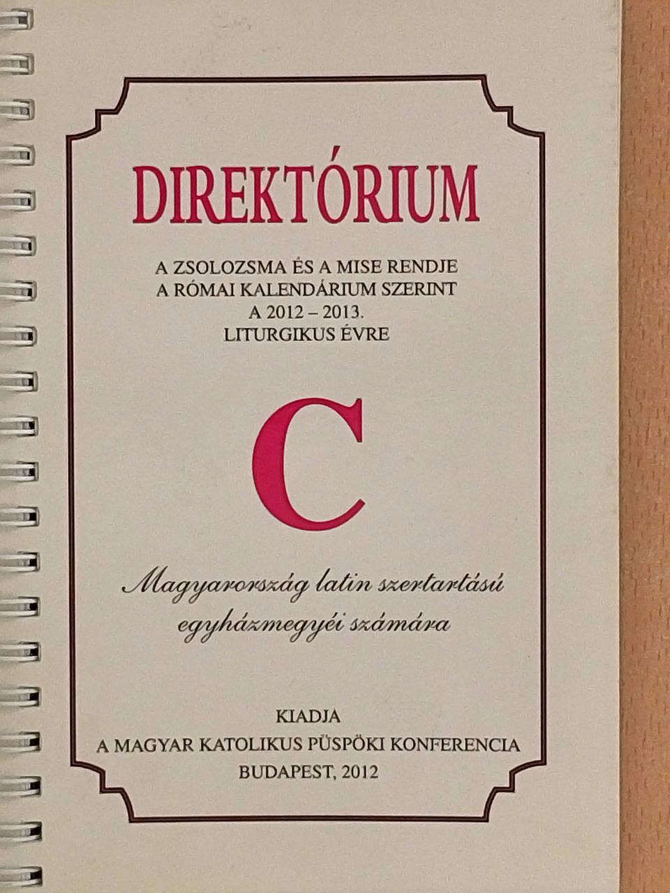 Direktórium C [antikvár]
