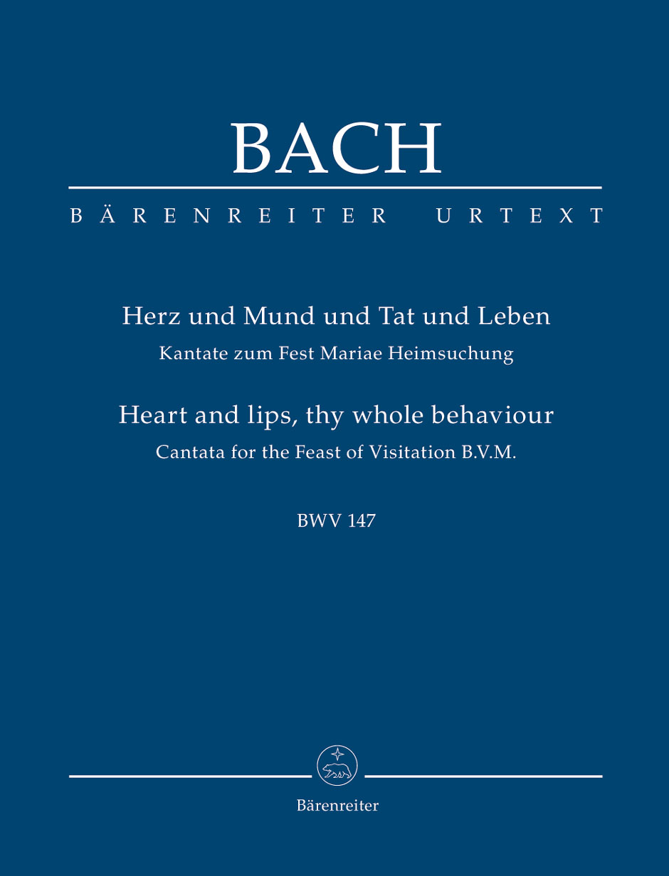J. S. Bach - HERZ UND MUND UND TAT UND LEBEN, KANTATE BWV 147 STUDIENPARTITUR URTEXT (UWE WOLF)
