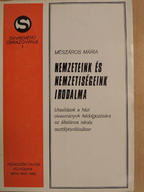 Mészáros Mária - Nemzeteink és nemzetiségeink irodalma [antikvár]
