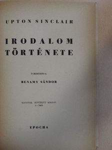 Upton Sinclair - Upton Sinclair irodalomtörténete [antikvár]