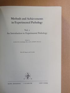 Methods and Achievements in Experimental Pathology I. [antikvár]